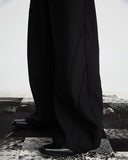 CURVED WIDE FIT PANTS