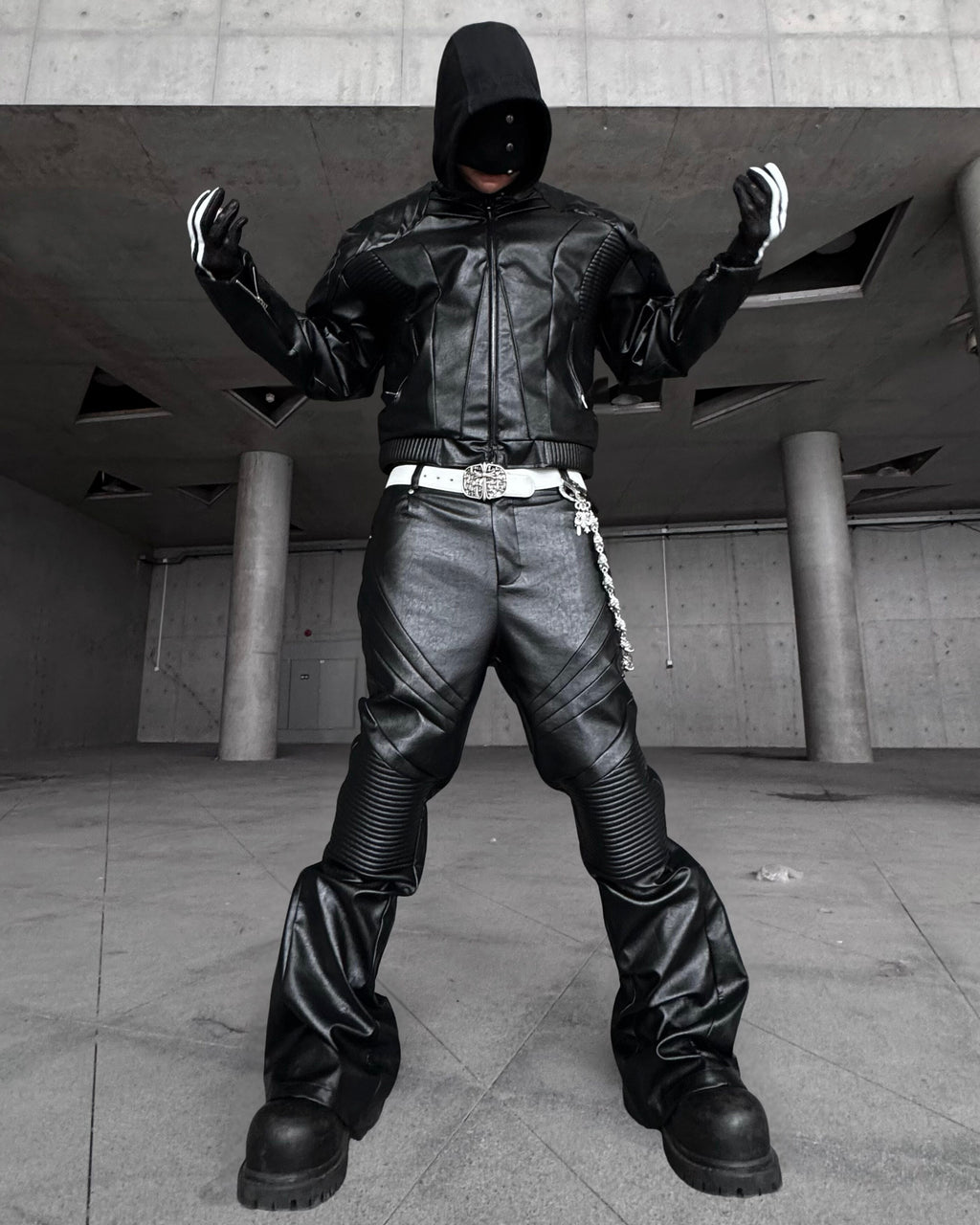 PANTALÓN DE CUERO PARA MOTOCICLISTA SSIN7 KNIGHT