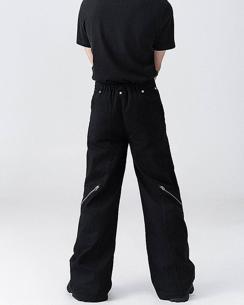 DECON ZIP FLARE PANTS