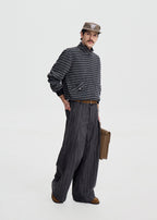 SCRIPT-X STRIPE BARN JACKET