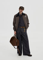 SCRIPT-X BEAD WOOL JACKET