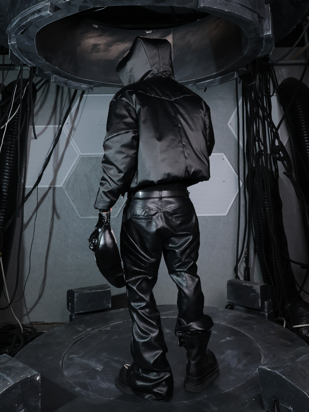 OFF/SC NIGHT ILLUSION ARMOR TEXTURE HOODIE