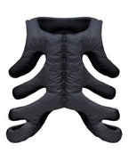 CUTOUT ALIEN EXOSKELETON COTTON VEST