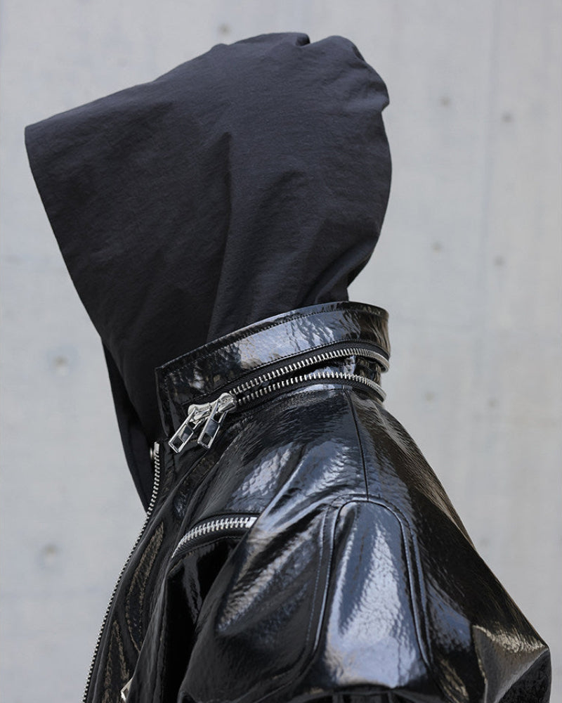 SPLICED HOODIE NICHE VIBE STYLE
