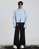 CURVED WIDE FIT PANTS