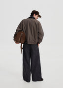 SCRIPT-X BEAD WOOL JACKET