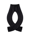 CURVED WIDE LEG TECH PANTS