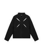 CUTOUT WORKWEAR DENIM JACKET