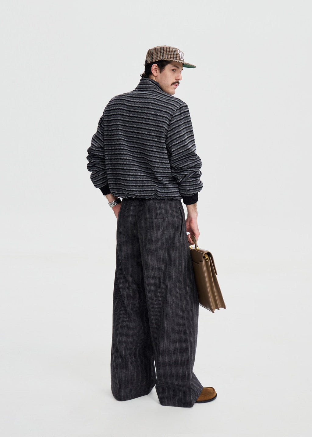 SCRIPT-X STRIPE BARN JACKET