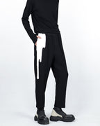 PAINT DRIP WOOL PANTS
