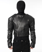 BIKER PADDED SHOULDER JACKET
