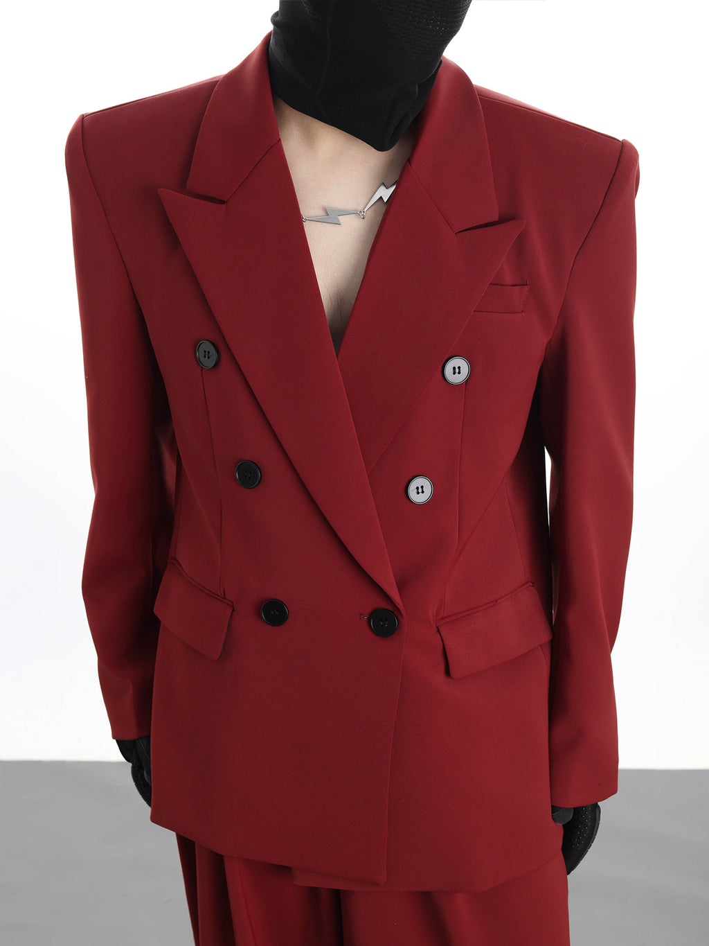 XCULTURE LUXURY RED ELEGANT BLAZER