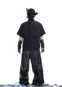 CAMISA MANSON OSCURA EN CAPAS