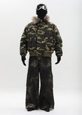 OFF/SC CAMO BOMBER JACKET