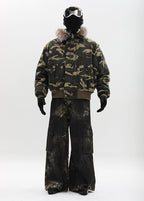 OFF/SC CAMO BOMBER JACKET