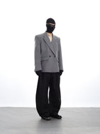 XCULTURE LUXURY STRIPED TAILORED BLAZER