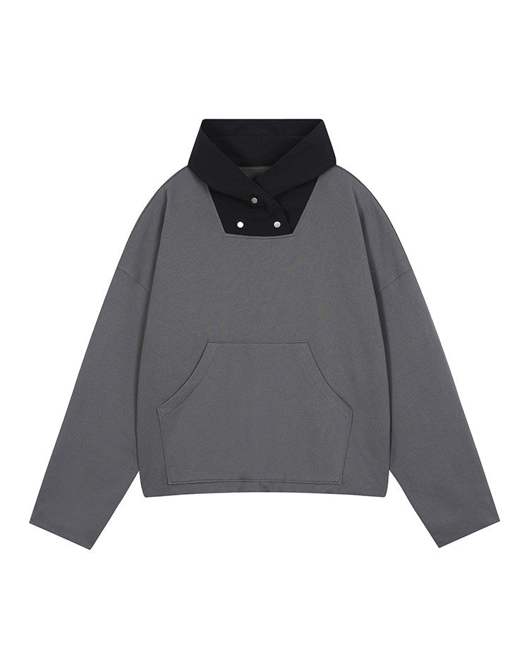 SPLICED HOODIE NICHE VIBE STYLE