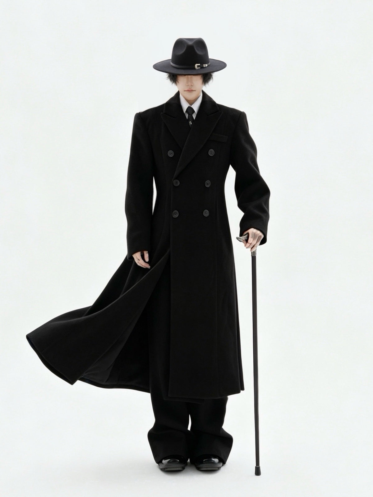 UNHOLY oversized long wool coat, additional product photograph 2 | OFFCULTURE®