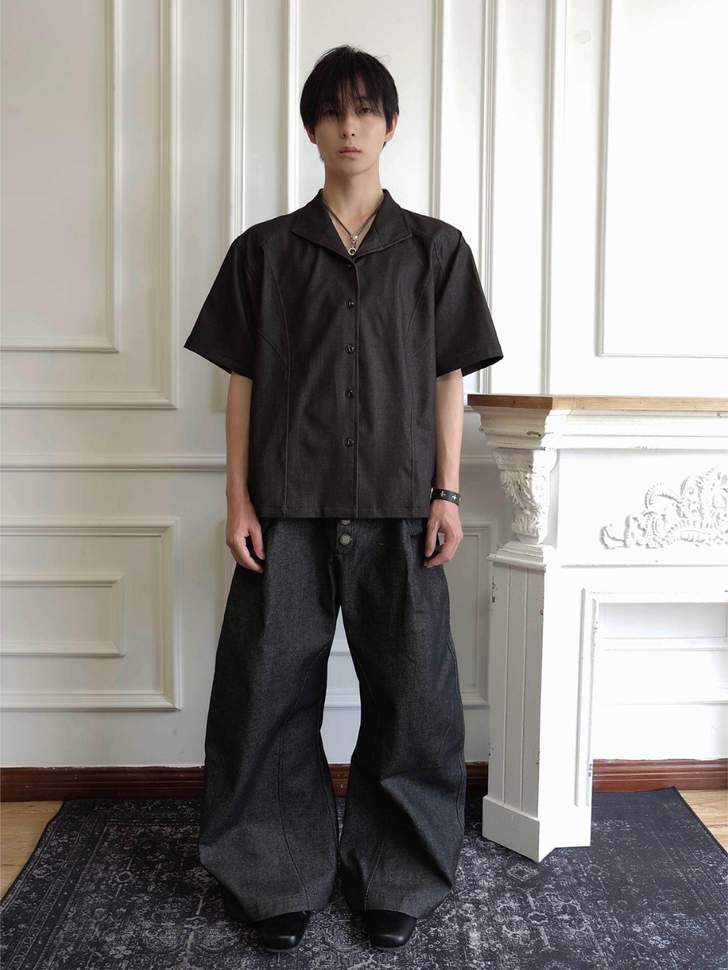 OFF/SC LYOCELL SATIN LUXURY SUMMER SHIRT