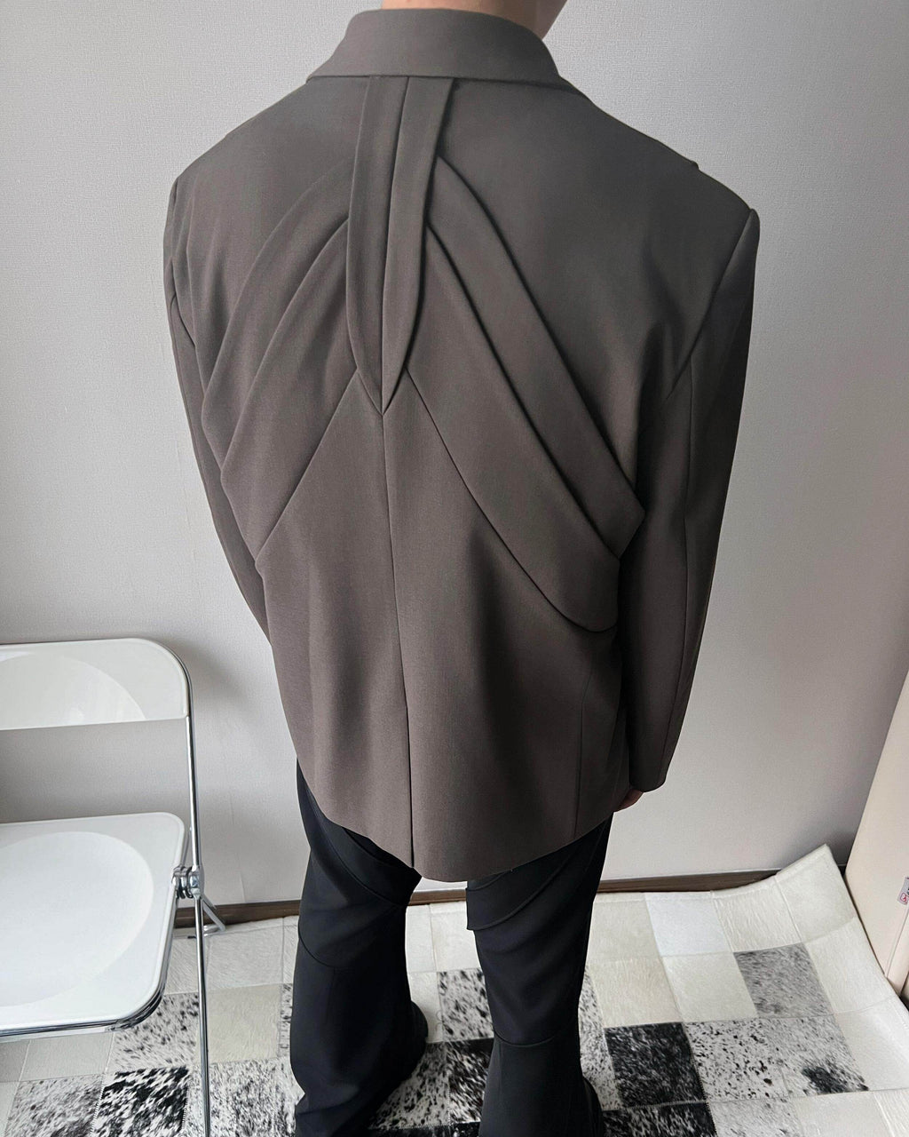 XEQUATION PADDED DECONSTRUCTED BLAZER