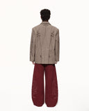 BLAZER DE LINO RAYADO OPENFLY