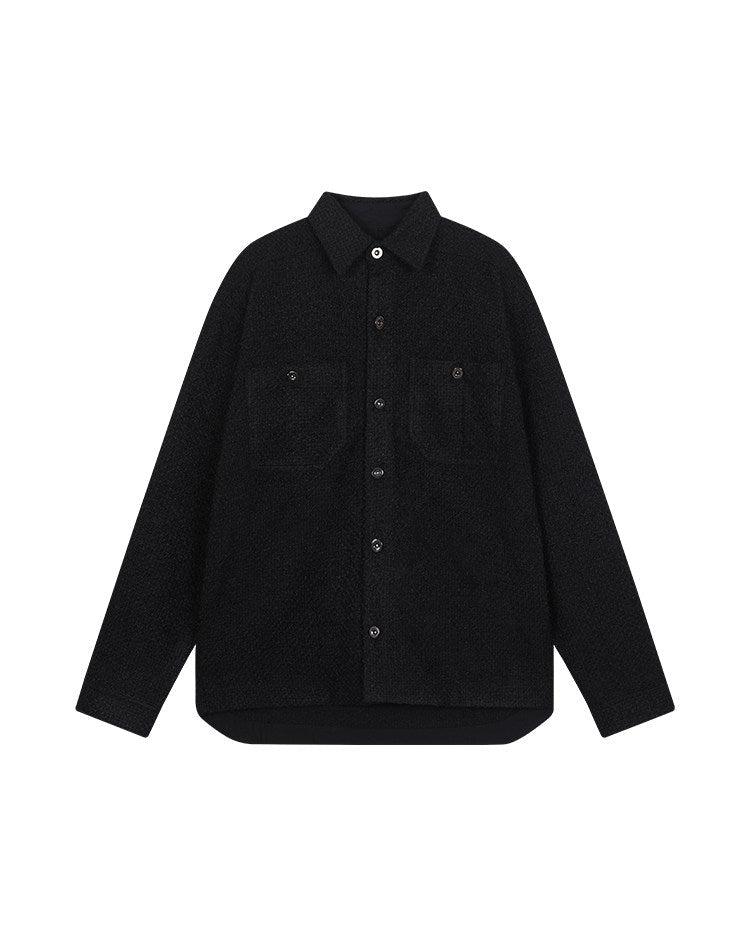 TWEED CHIC WOOL KNIT CARDIGAN