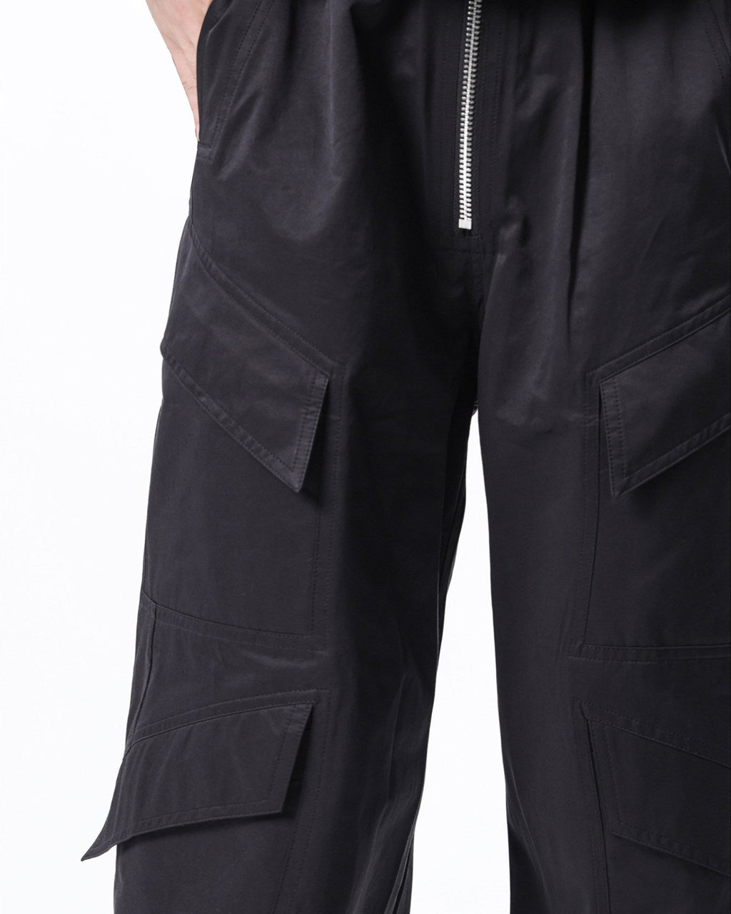WIDE LEG CARGO PARACHUTE PANTS