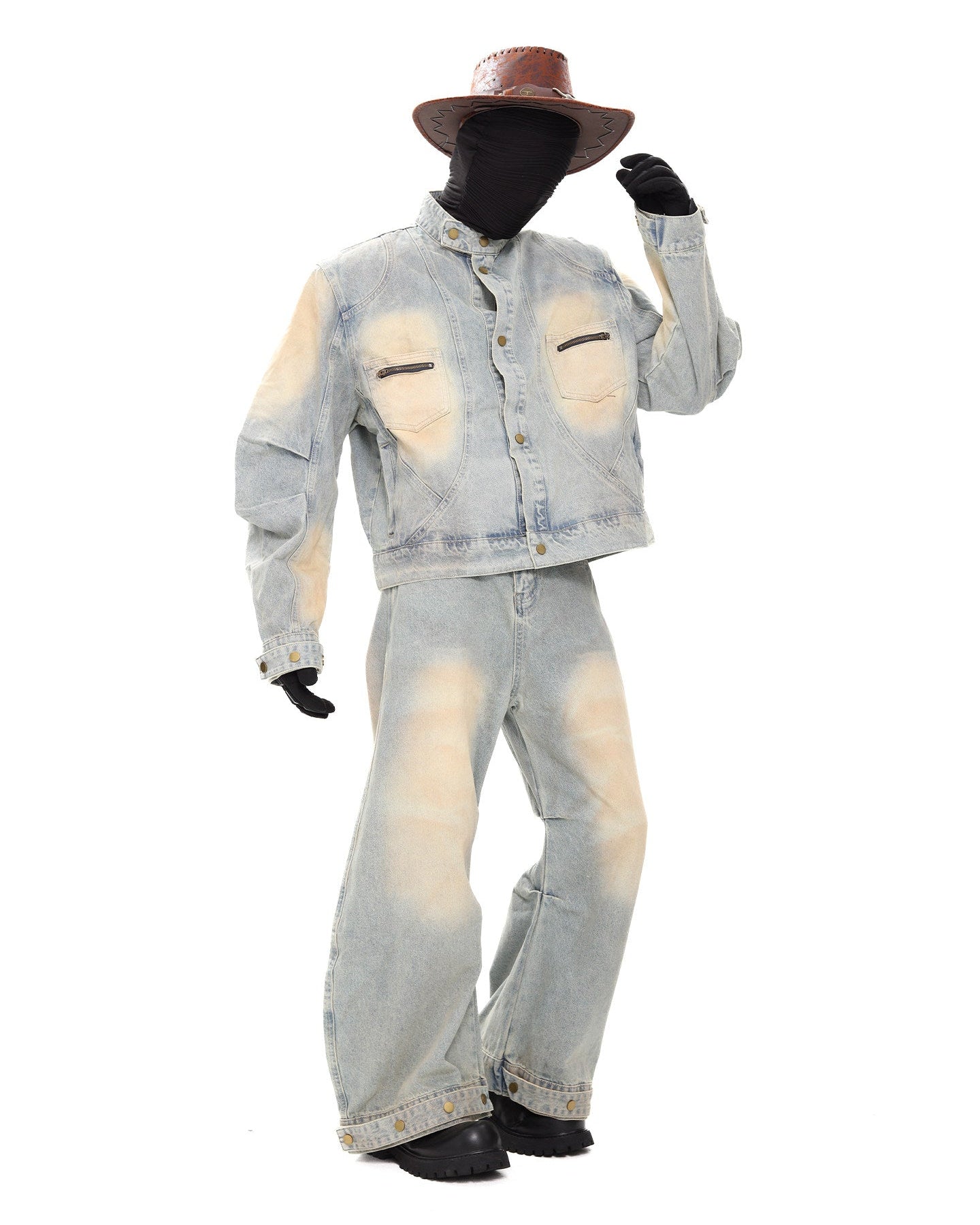 DECON VINTAGE WIDE JEANS