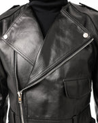 BIKER PADDED SHOULDER JACKET