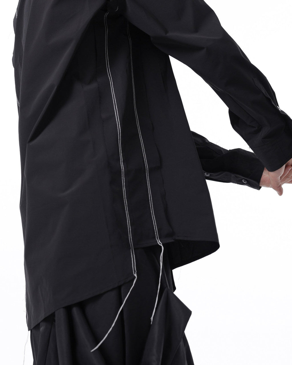 ASYMMETRIC DECONSTRUCTED SHIRT