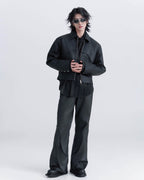 CHAQUETA BIKER ACOLCHADA DE CERA XEQUATION