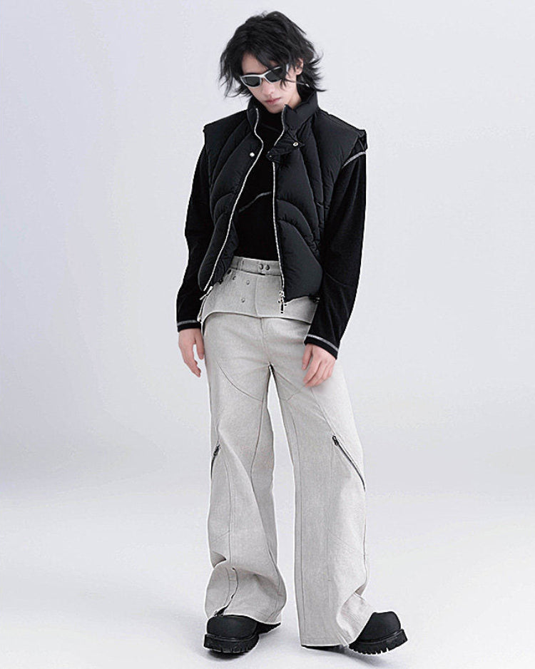 DECON WASH FLARE PANTS
