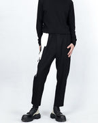 PAINT DRIP WOOL PANTS