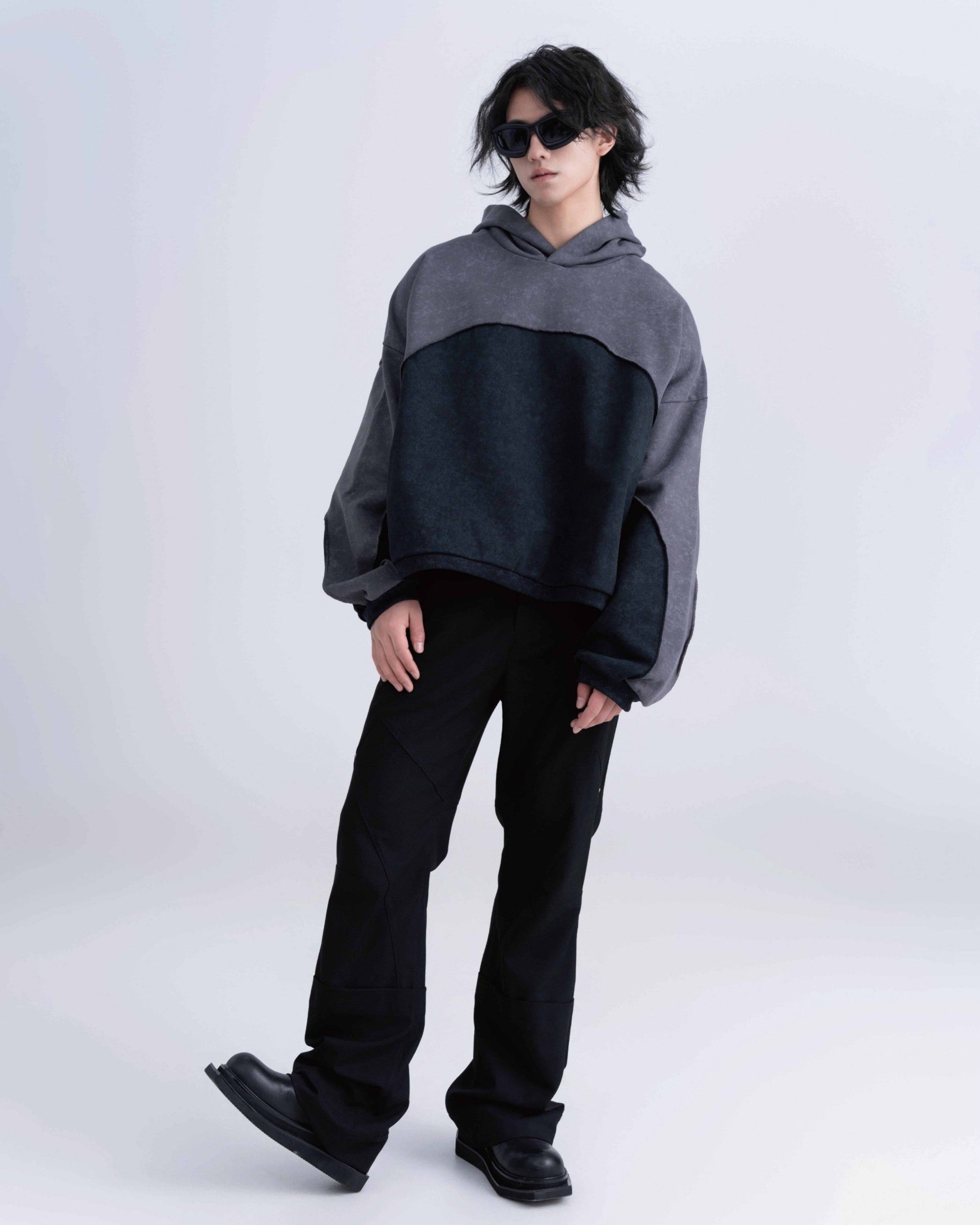 XEQUATION WASTE COLOR BLOCK HOODIE