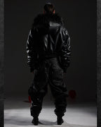 DETACHABLE HOODED BOMBER JACKET
