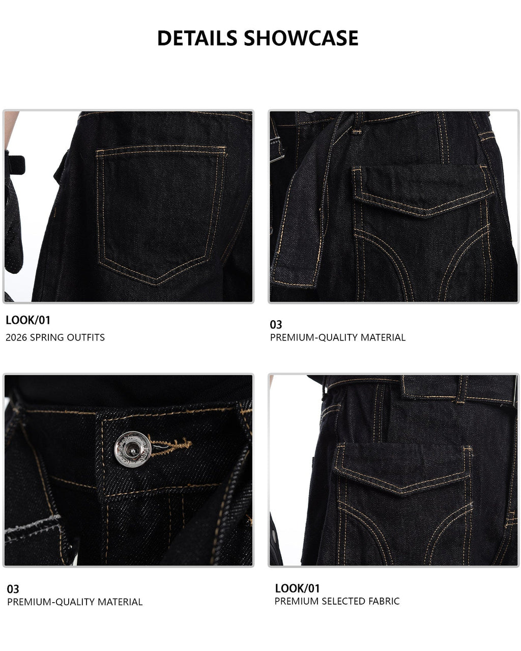 VINTAGE ARC CARGO JEANS