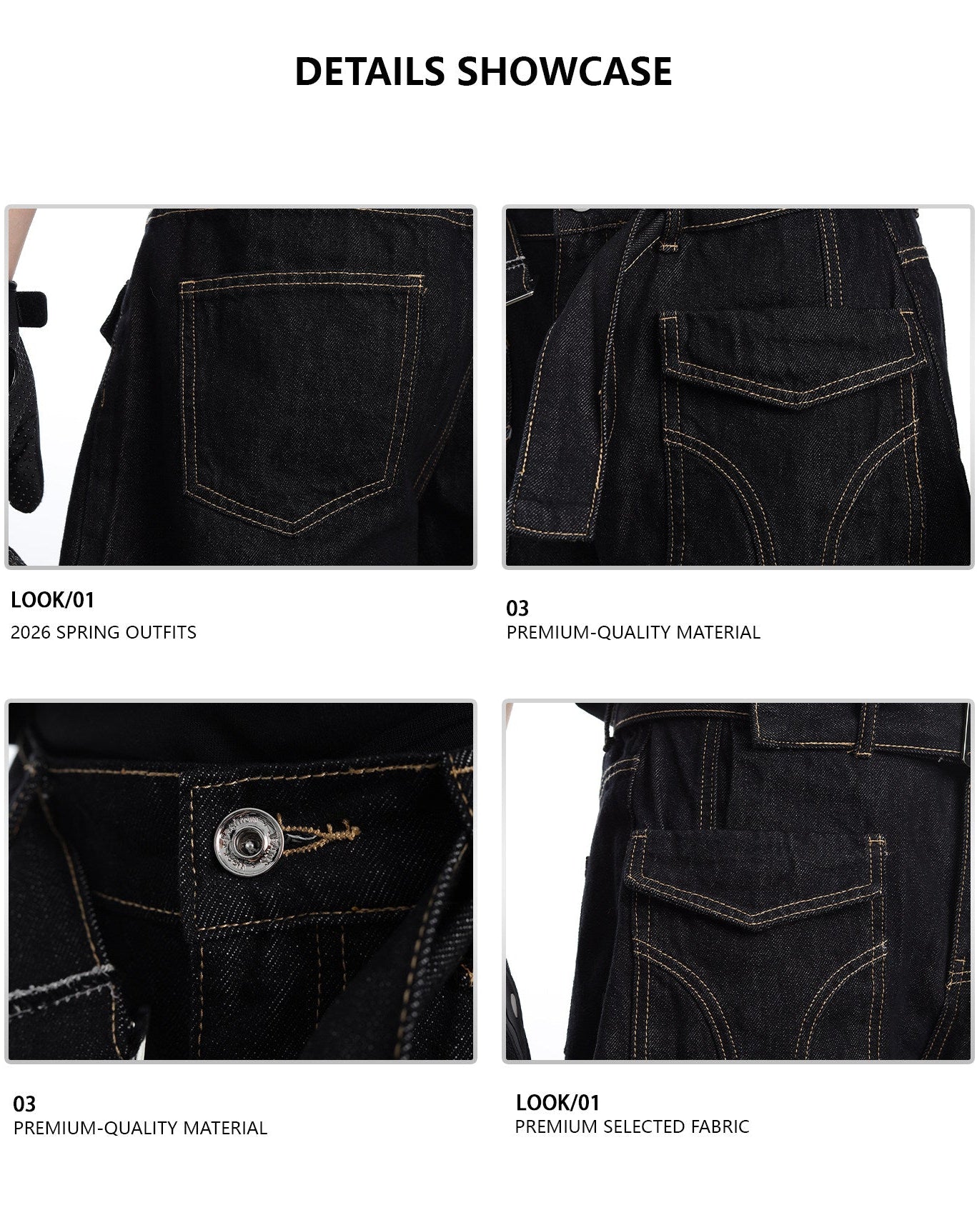 VINTAGE ARC CARGO JEANS