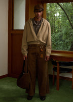 SCRIPT-X JACQUARD HOOD COAT