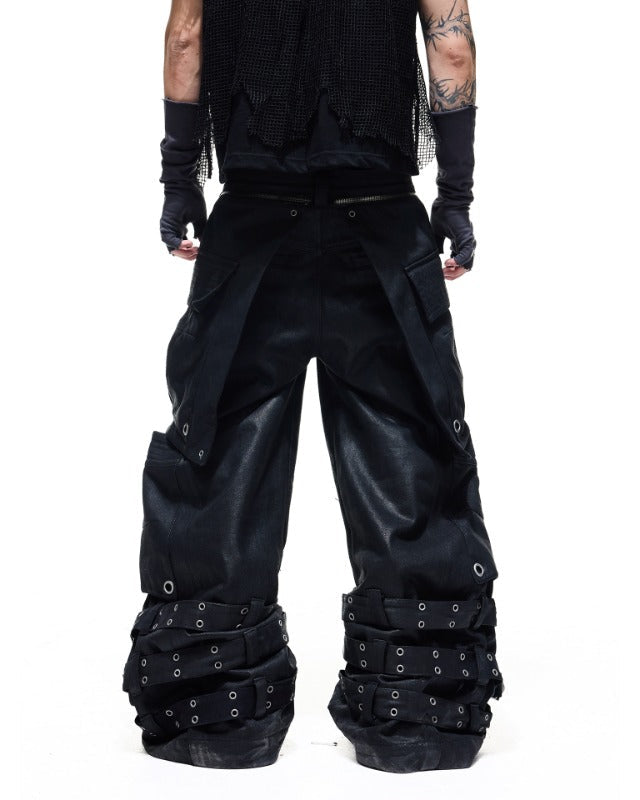 PANTALÓN DE CUERO PARA MOTOCICLISTA SSIN7 KNIGHT