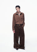 SCRIPT-X PLAID TWO-BUTTON SHIRT