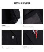 XCULTURE LUXURY STRIPED TAILORED BLAZER
