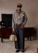 CHAQUETA RETRO OPENFLY A RAYAS