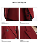 XCULTURE LUXURY RED ELEGANT BLAZER
