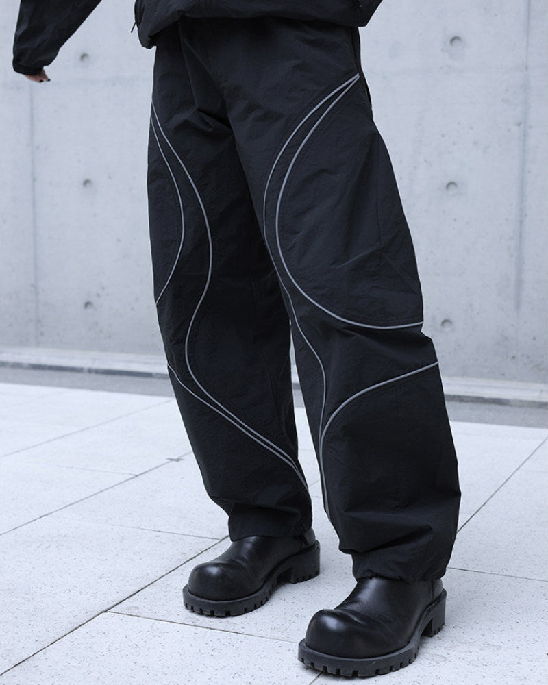 REFLECTIVE TECH TRACK PANTS