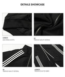 XCULTURE LUXURY 3-STRIPE STAND COLLAR CROPPED JACKET SET