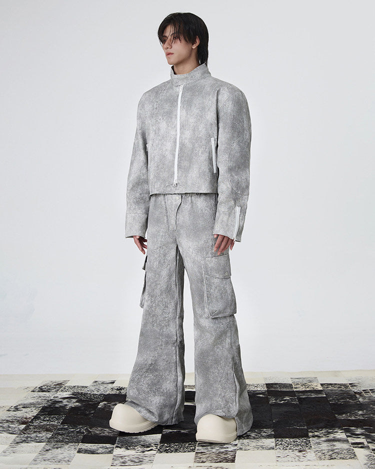 INK DYED WIDE PANTS