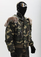 OFF/SC CAMO BOMBER JACKET