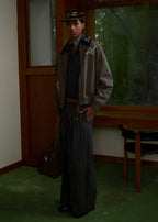 SCRIPT-X BEAD WOOL JACKET