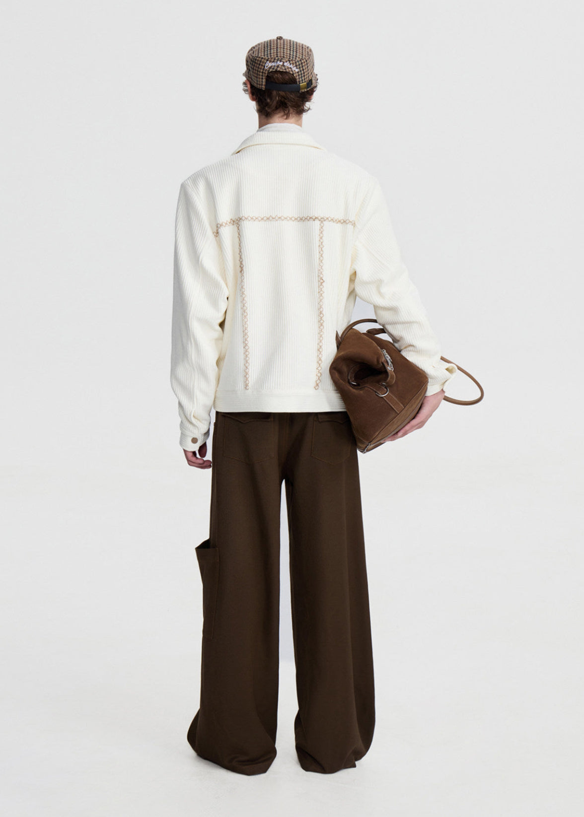 SCRIPT-X PATCH COLOR BLOCK JACKET