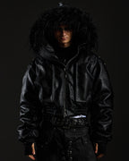DETACHABLE HOODED BOMBER JACKET